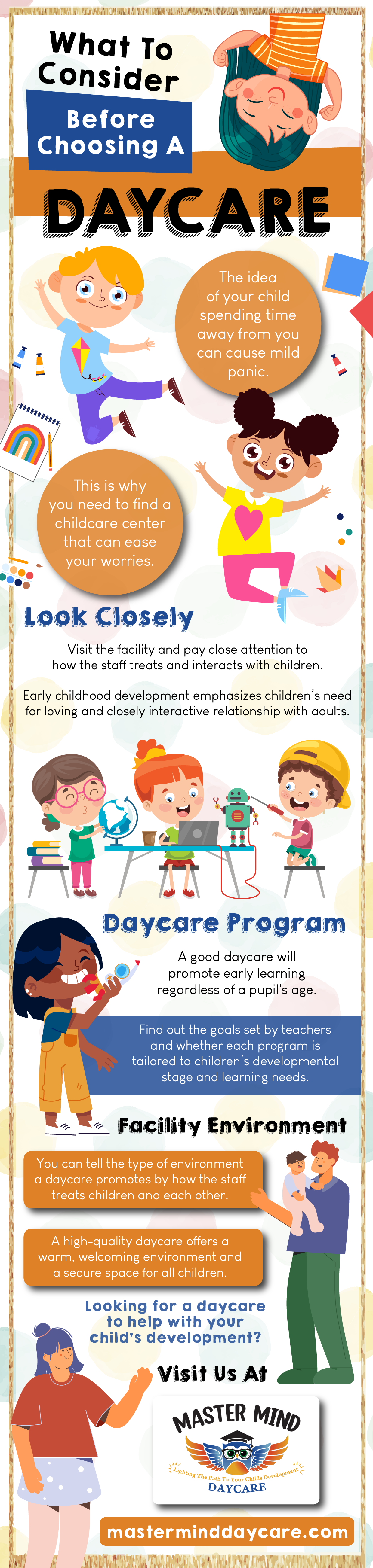 What to consider before choosing a daycare